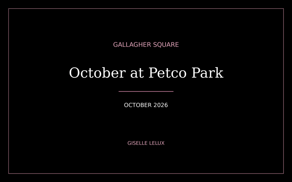October at Petco Park: A Gallagher Square Concert&nbsp;Guide